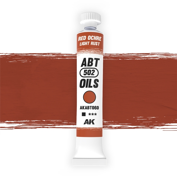 Abteilung 502: Modelling Oil Color -  Red ochre / Light rust