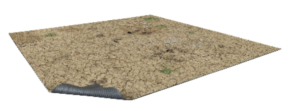 Battle Systems: Desert Wasteland Gaming Mat (2' x 2')
