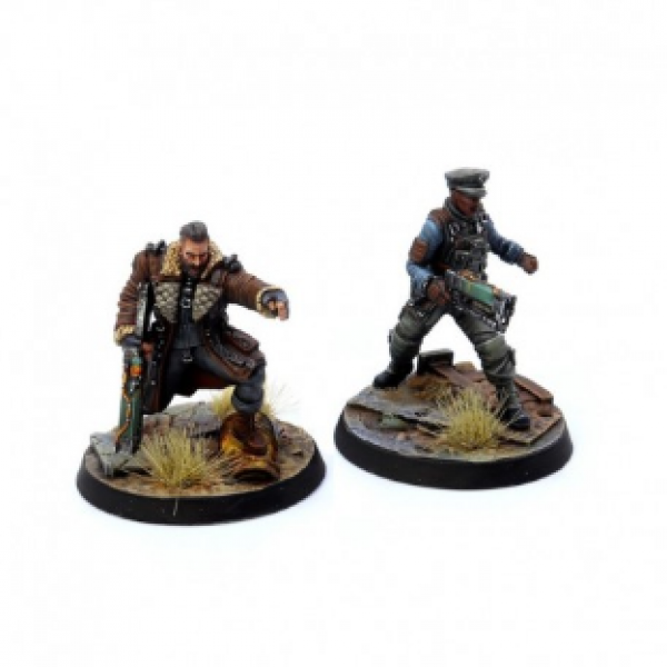 Fallout RPG: Wasteland Warfare - Brotherhood of Steel Elder Maxon and Capt. Kells