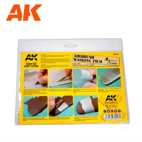 AK-Interactive: Airbrushing Masking Film (2 units - A4)