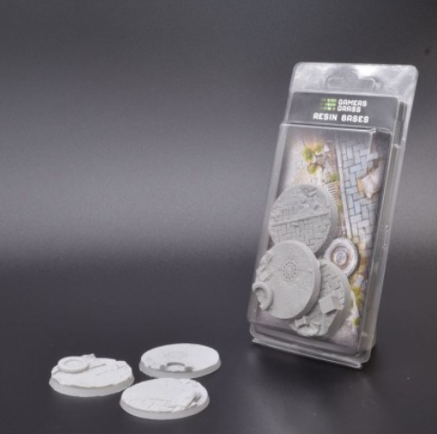 Urban Warfare Resin Bases: Round 50mm (x3)