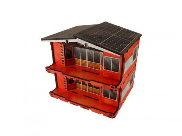 Infinity Prepainted Terrain: Kokkyo-3 Market (red) (2)