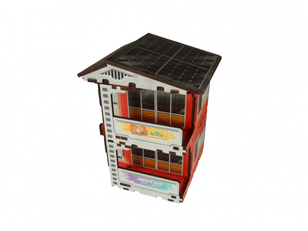 Infinity Prepainted Terrain: Kokkyo-3 Quarters (red) (2)