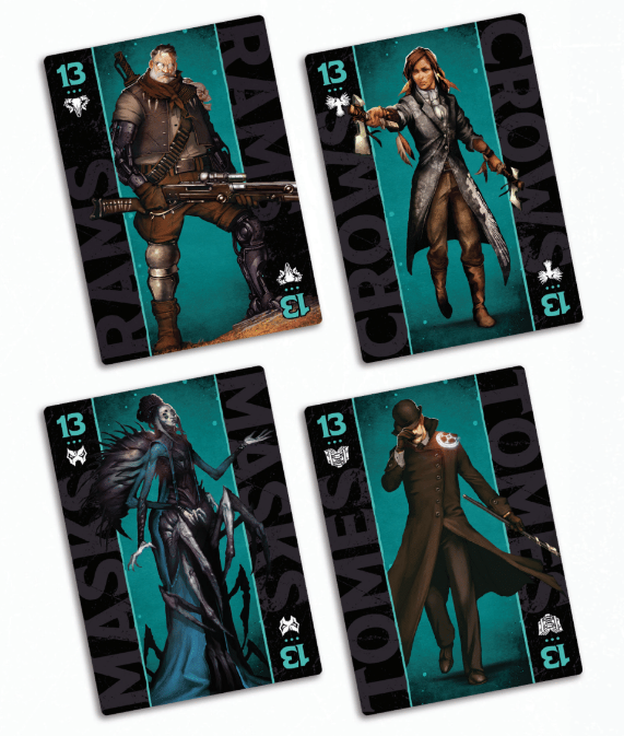 Malifaux (M3E): Explorer's Society Faction Fate Deck