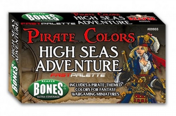 Reaper Fast Palette Paint Set: Pirate Colors - Seas of Adventure (6)