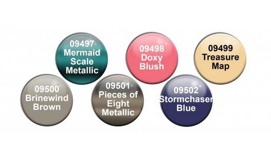 Reaper Fast Palette Paint Set: Pirate Colors - Seas of Adventure (6)