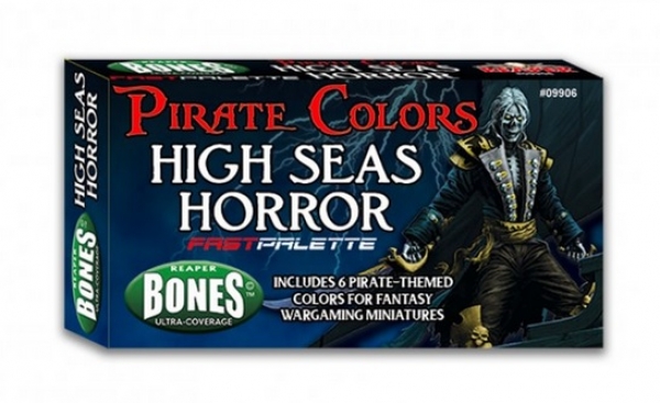 Reaper Fast Palette Paint Set: Pirate Colors - Seas of Horror (6)