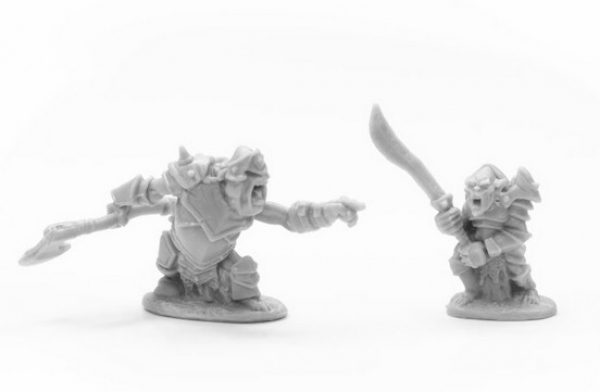 Reaper Bones Classic: Armored Goblin Leaders (2)