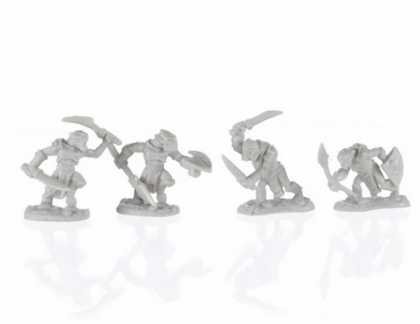 Reaper Bones Classic: Armored Goblin Warriors (4)