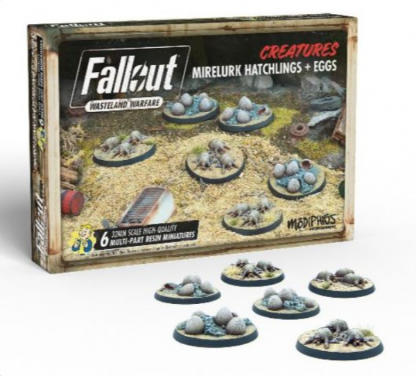 Fallout RPG: Wasteland Warfare - Mirelurk Hatchlings and Eggs