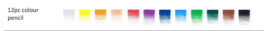 Winsor & Newton: Studio Collection Colour Pencil Tin (12pcs)