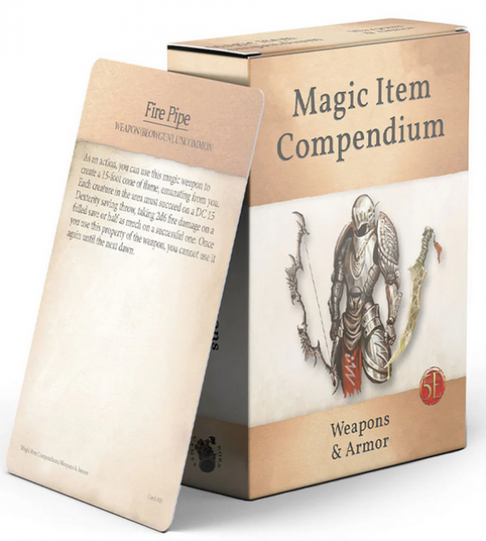 Magic Item Compendium Deck - Weapons and Armor (5E)