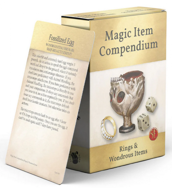 Magic Item Compendium Deck - Rings & Wondrous Items (5E)