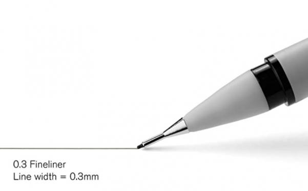 Winsor & Newton: Black Fineliner 0.3