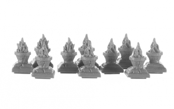Reaper Bones Classic: Brazier Pillar Tops (10)