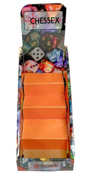 Chessex: Empty Dice Set Display in Shipping Box (holds 8 dice sets) [Retail Only]