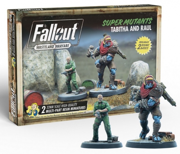 Fallout: Wasteland Warfare - Super Mutants Tabitha and Raul
