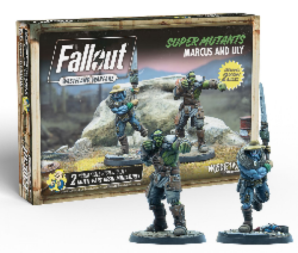 Fallout: Wasteland Warfare - Super Mutants Marcus and Lily