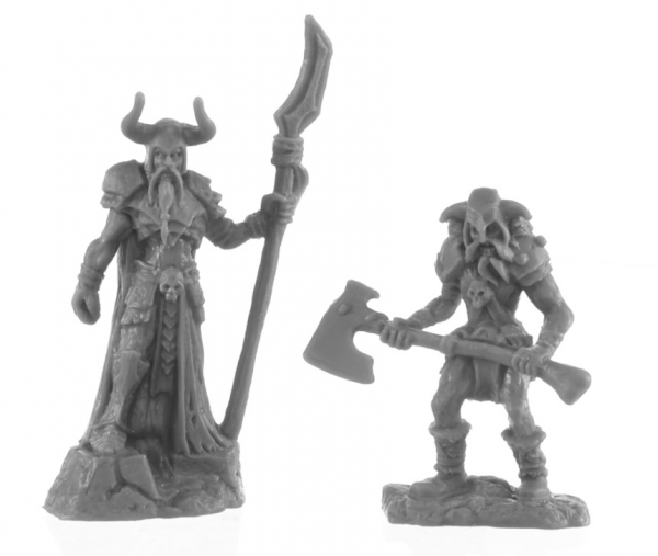 Reaper Bones Black: Rune Wight Thane and Jarl (2)