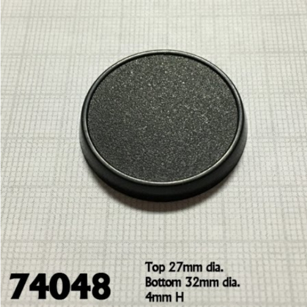 Bases: 32mm Round Gaming Base (10)