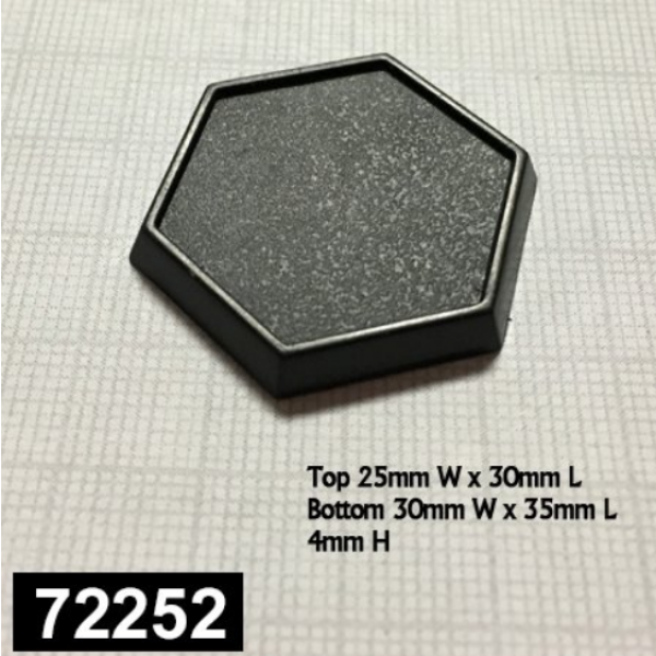 Accessories: 1 Inch Hex Gaming Base (20)