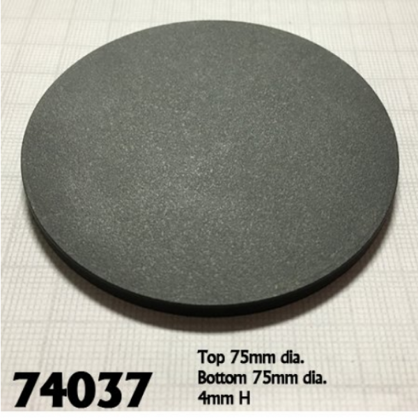 Accessories: 3'' Round Plastic RPG Base (10)