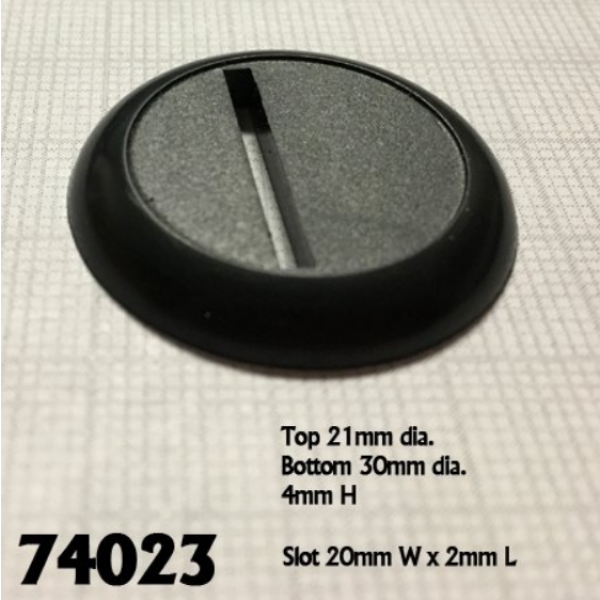 Accessories: 30mm Round Plastic Display Base (12)
