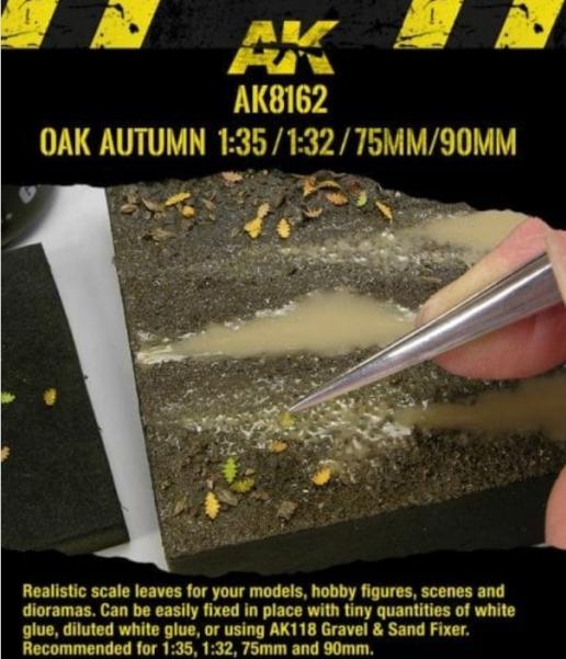 AK-Interactive: Vegetation (Leaves) - Oak Autumn Leaves 1:35
