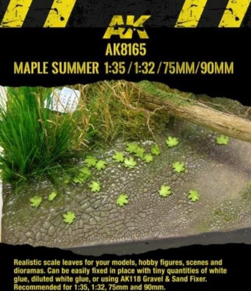 AK-Interactive: Vegetation (Leaves) - Maple Summer Leaves 1:35