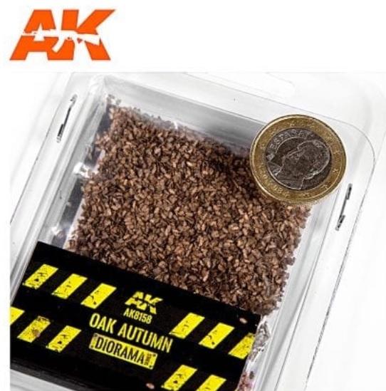 AK-Interactive: Vegetation (Leaves) - Oak Autumn Leaves 1:72