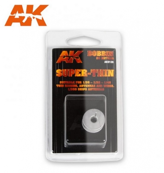 AK-Interactive: Elastic Rigging Bobbinsuper - Thin