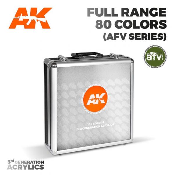 AK-Interactive: 3rd Gen Acrylics 80 Colors Briefcase