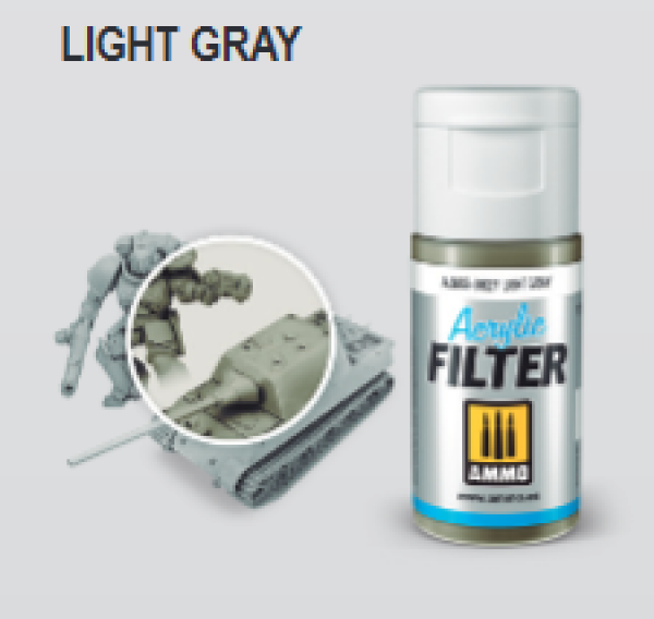 AMMO: Acrylic Filter - Light Grey (15ml)