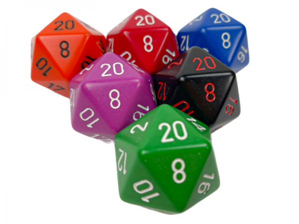 Chessex Special Dice: Factory-Second Opaque 34mm d20 (1)