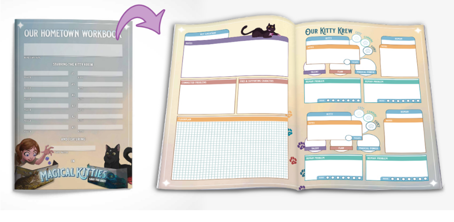 Magical Kitties Save the Day RPG: Series Workbook Pack