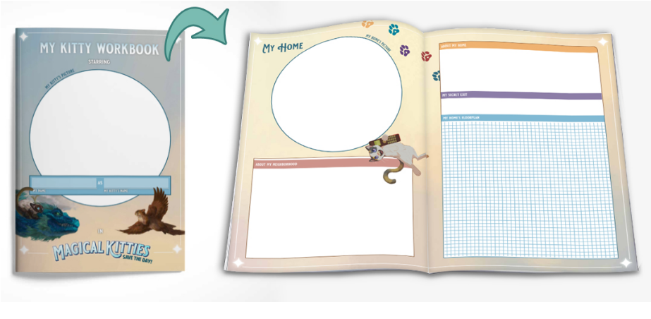 Magical Kitties Save the Day RPG: Series Workbook Pack