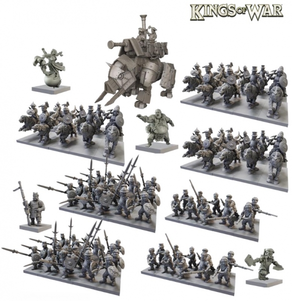 Kings Of War 3rd Edition: Halfling Mega Army