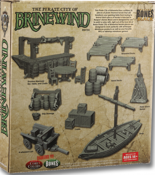 Reaper Bones: The Pirate City of Brinewind Boxed Set