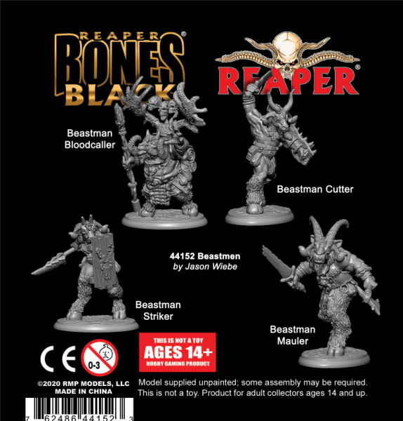 Reaper Bones: Beastmen Set (4)