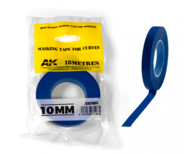 AK-Interactive: Blue Masking Tape for Curves 10mm