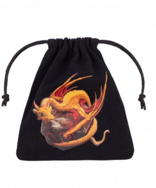 Dice Accessories: Dragon Black & Adorable Dice Bag