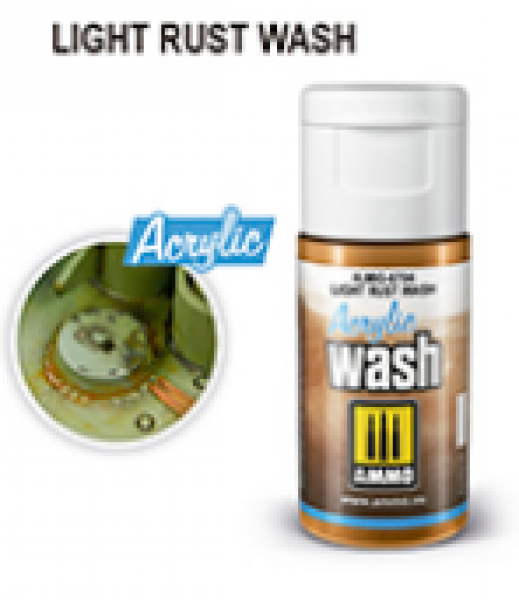 AMMO: Acrylic Washes - Light Rust Wash (15mL)