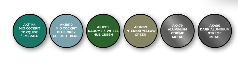 AK-Interactive: 3rd Gen Acrylics - AIR Series Soviet Aircraft Colors 1950s-1970s