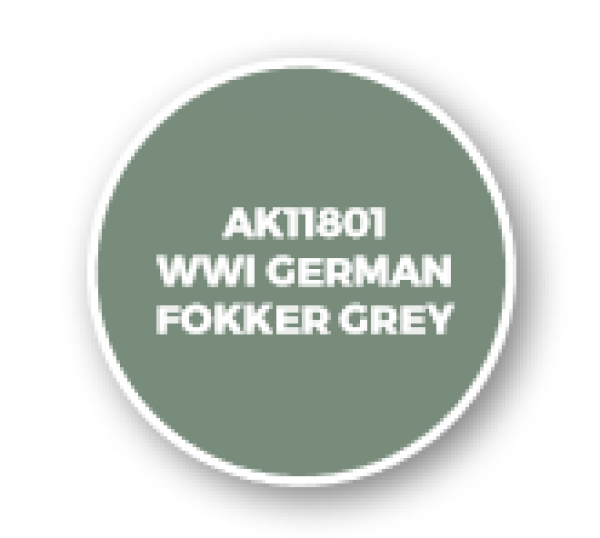 AK-Interactive: 3rd Gen Acrylics: AIR Series - WWI German Fokker Grey