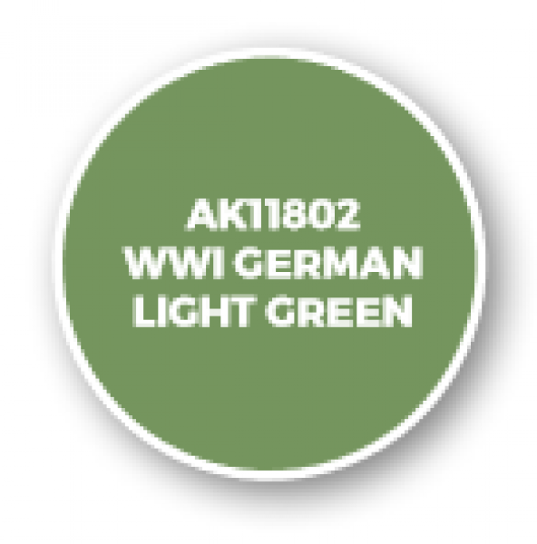 AK-Interactive: 3rd Gen Acrylics: AIR Series - WWI German Light Green