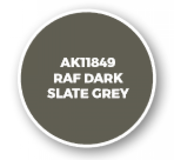 AK-Interactive: 3rd Gen Acrylics: AIR Series - RAF Dark Slate Grey
