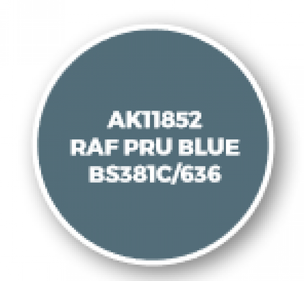AK-Interactive: 3rd Gen Acrylics: AIR Series - RAF PRU Blue BS381C/636