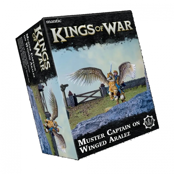 Kings of War: Muster Captain on Winged Aralez