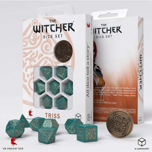 Q-Workshop Witcher Dice Set - Triss, The Beautiful Healer
