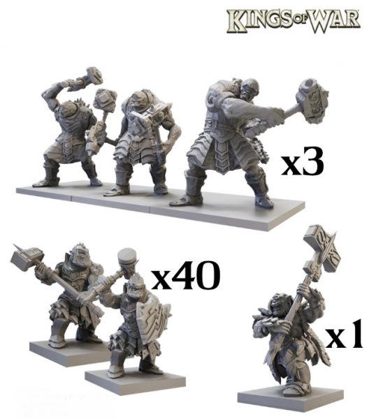 Kings Of War, 3rd Edition: Riftforged Orc Army (2021)